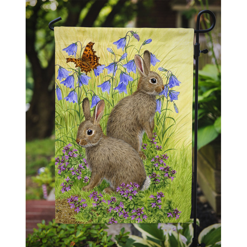 Drapeau de jardin Farmersburg Rabbits