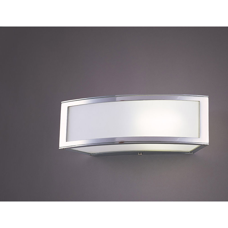 Hobucken Polished Chrome Integrated LED Outdoor Flush Mount