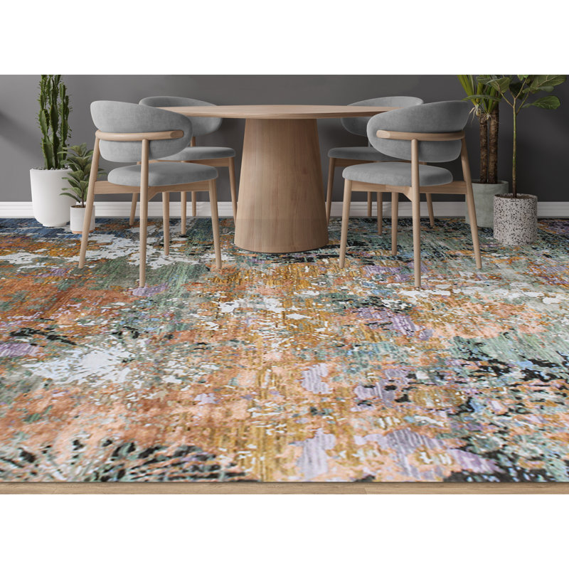 Abstract Area Rug, Rectangle 8' x 10'