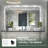 Sirard Frameless LED Lighted Bathroom Vanity Mirror Dimmable Anti Fog Wall Mirror-1666228293