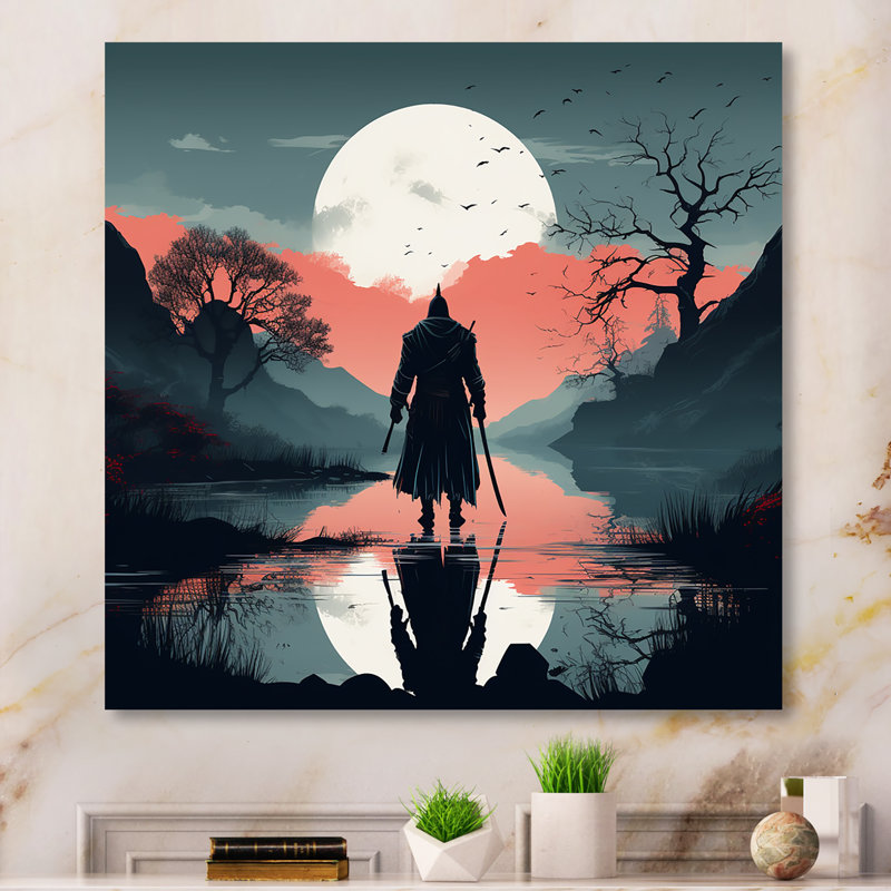 Art japonais, art mural japonais, H 16 po x l 16 po