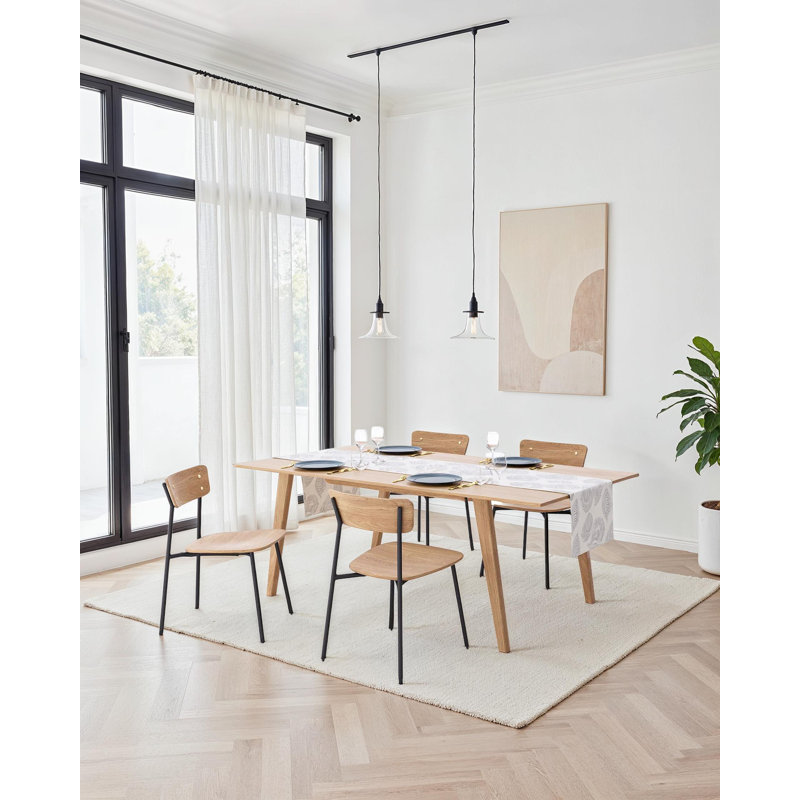 18.5'' H Oak Side Chair