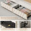 Structure de lit plateforme tapissier avec tiroirs de rangement au pied de lit et station de charge USB-611429110