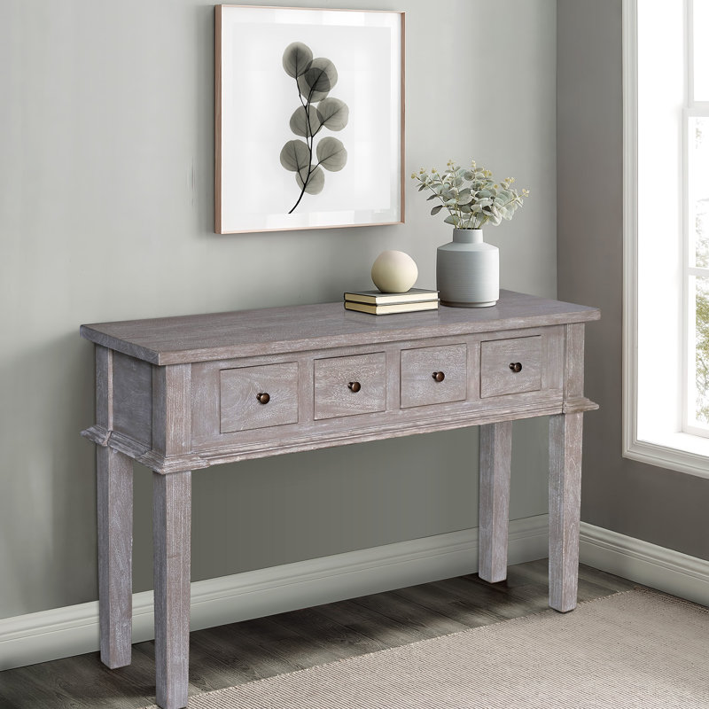Console Marsha, Gris mangue rustique