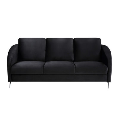 Fascinant: velours noir de 77,5 po, coutures en losange et poids de 108 lb.