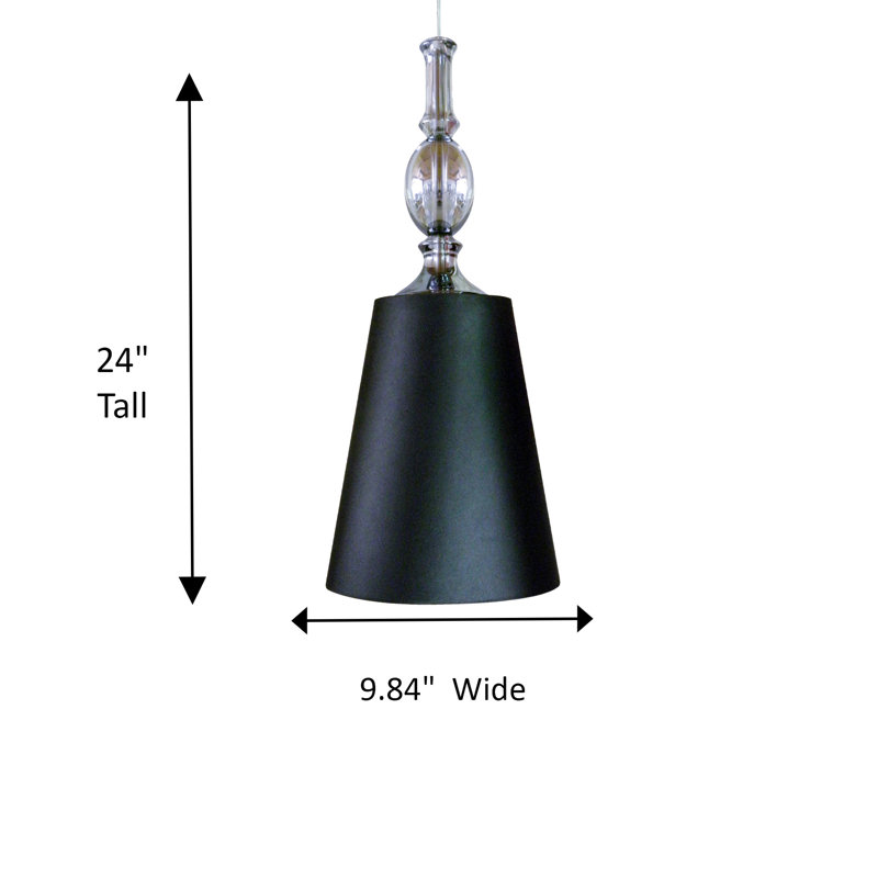 Luminaire suspendu 1 cloche pour une cloche Selena