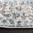 Christa Oriental Turquoise/Ivory Area Rug-529376256