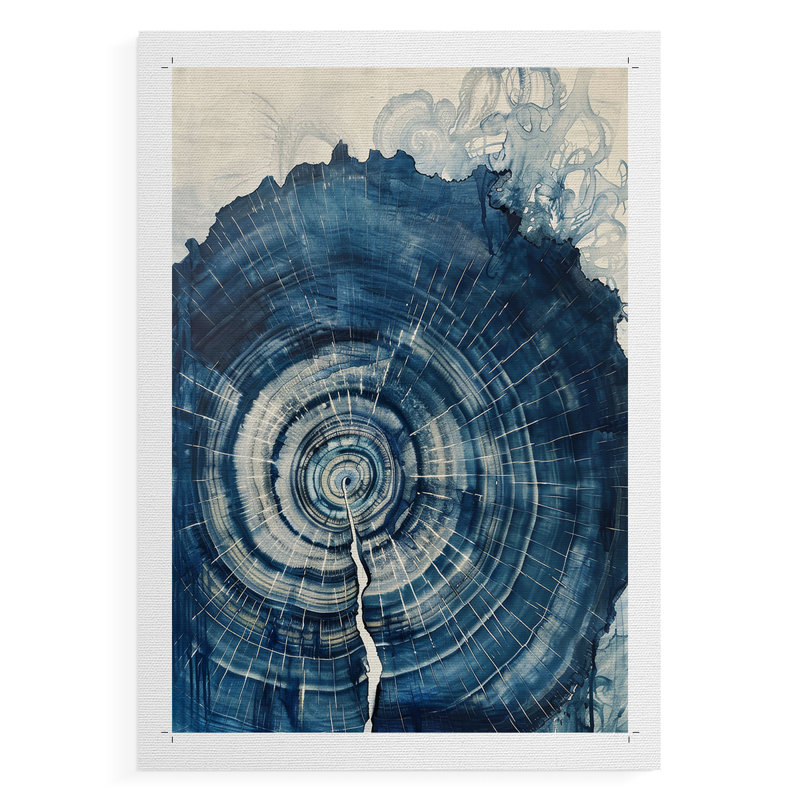 Série ABSTRACT CLXVI - Impression sur toile seulement - NON CADRE, H 48 po x l 32 po
