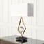 Abstract Lamp w/6" Crystal Sphere-38421244
