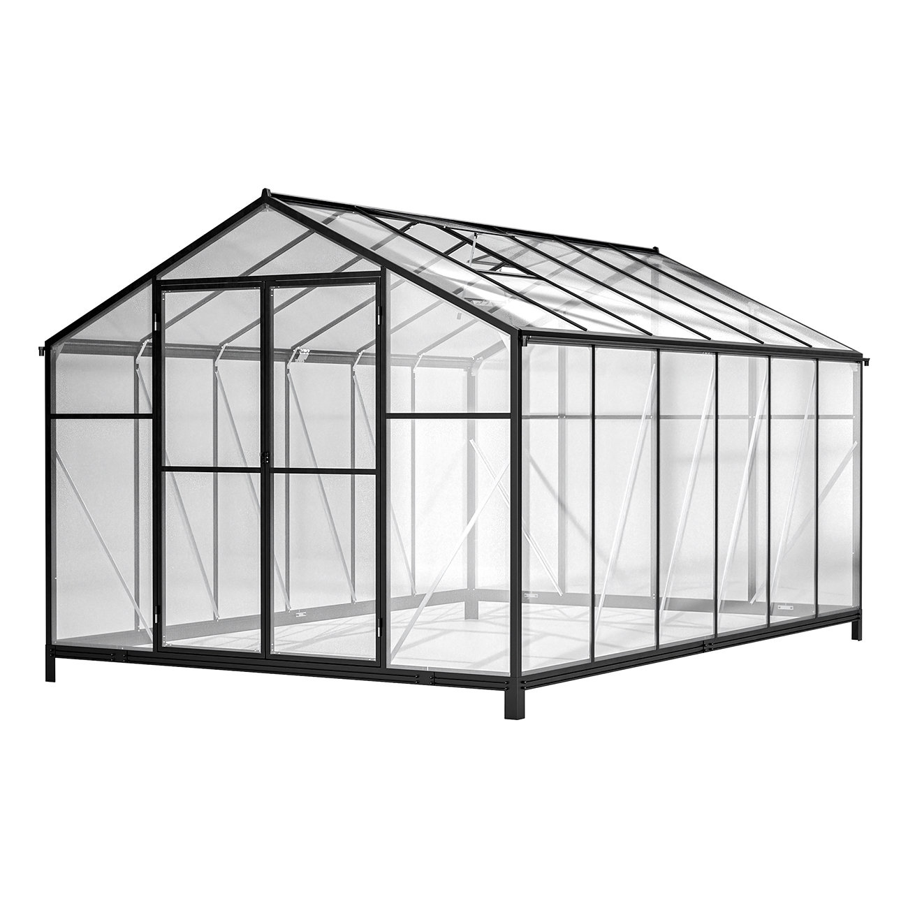 WANDINGT 8 X 12 Outdoor Greenhouse Heavy Duty Polycarbonate wandingt-8-x-12-outdoor-greenhouse-heavy-duty-polycarbonate