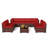 Avamay Rattan Sectional Seating Group with Cushions-1296695084-1295491803