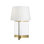 Frederick Cooper 37" Brushed Brass/Transparent Table Lamp