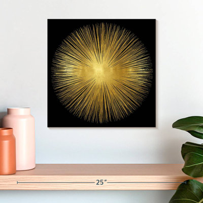 Avery Sunburst sur fond noir I