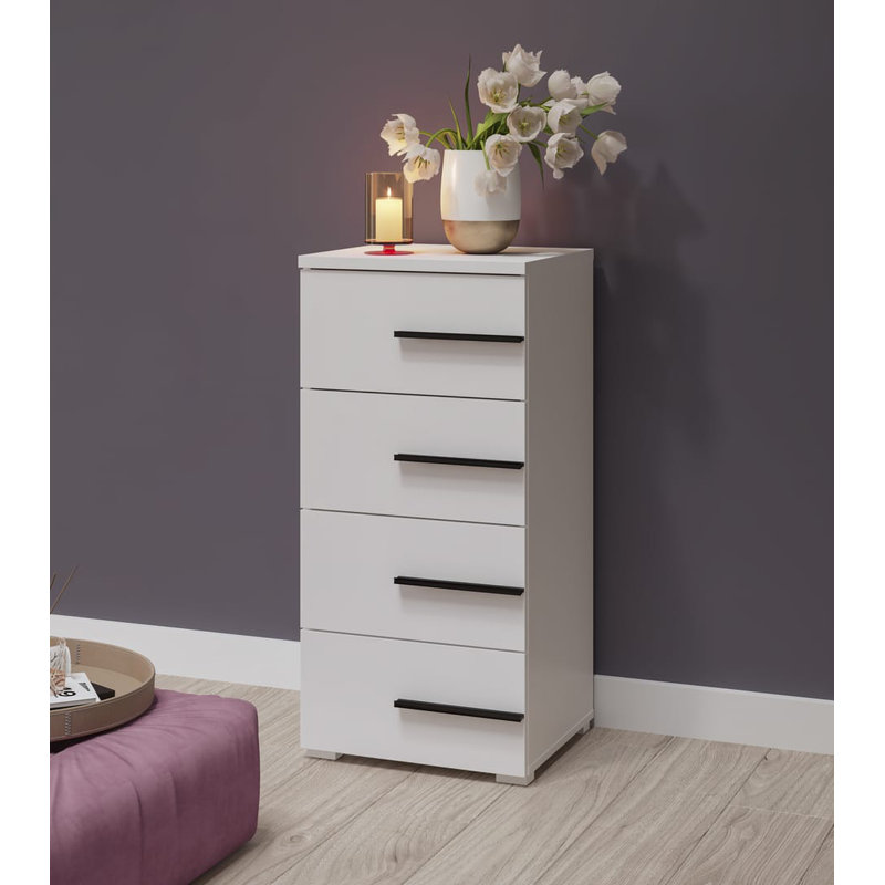 Shontina 45cm W Chest of Drawers, Chic White