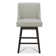 Arvelle Swivel Upholstered Counter Stool with Solid Wood Frame
