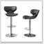 Ensemble de 2 tabourets pivotants réglables Masaccio avec base chromée Airlift-824907427