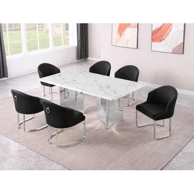 Ensemble de salle à manger Grand White