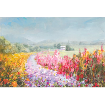 Drift Garden 1 Piece Wrapped Canvas Wall Art
