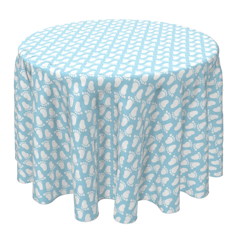 Round Cotton Twill Tablecloth