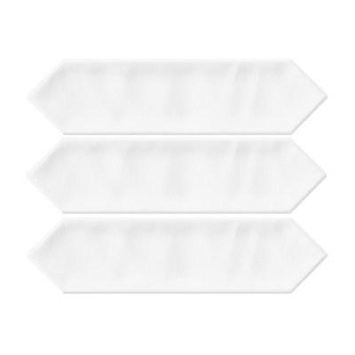 Glazed Ceramic Picket Subway Tile 3" x 12"- Glossy