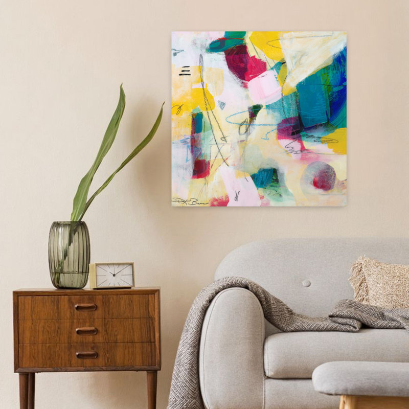 Oide 3, art abstrait contemporain, H 24 po x l 24 po