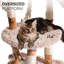 Arbre à chat à branches en bois massif Artisan-1703138137