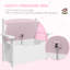 Shontavius 17 Stories Toy Box 2 in 1 Kids Chest with Lid Large Toy Storage Bench-688118409
