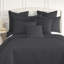 Taies d'oreiller matelassées Vilano de Southshore Fine Linens, en microfibre doublement brossée, à coutures carrées et bords passepoilés, lot de 2, 51 x 66 cm, couleur ardoise-324762884-399142830