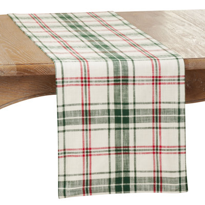 Nephele Plaid Table Runnner