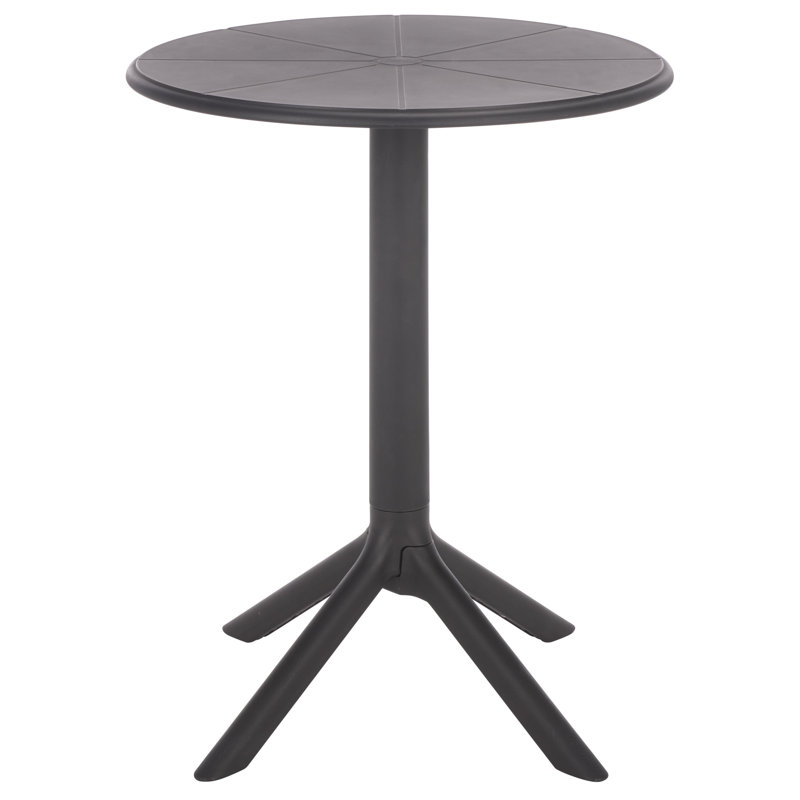 Azalaya Round Bistro Table, Black