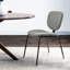 Chaise d'appoint en velours Krubel-757049699