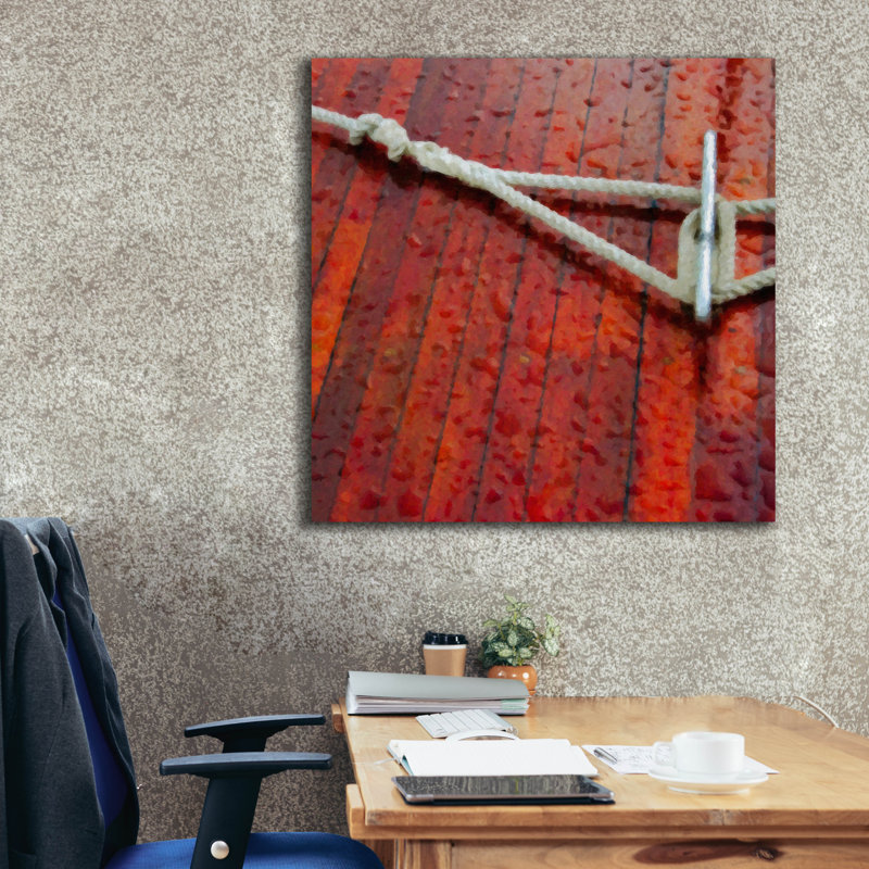 «Nautical Closeups 22» par Carlos Casamayor, art mural sur toile, H 37 po x l 37 po x P 1,5 po
