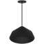 Luminaire suspendu noir à DEL intégré-119441492