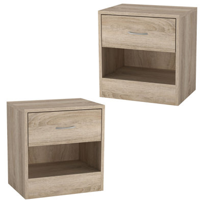 Quintone 39cm W Metal Bedside Table