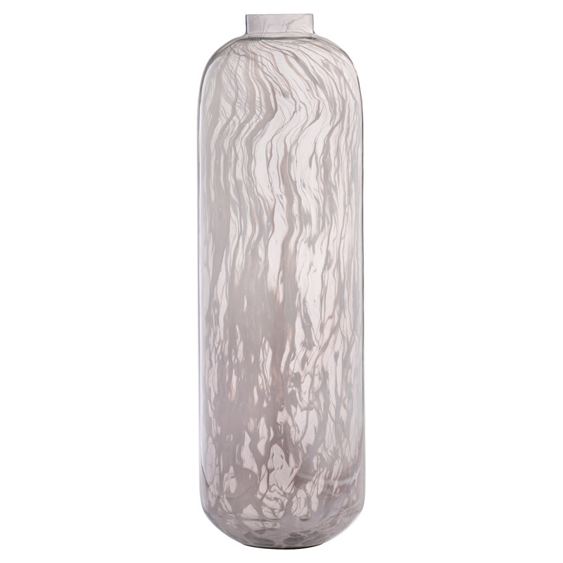 Vase Billow | Tourbillon gris - grand, H 24,75 po x l 8 po x P 8 po