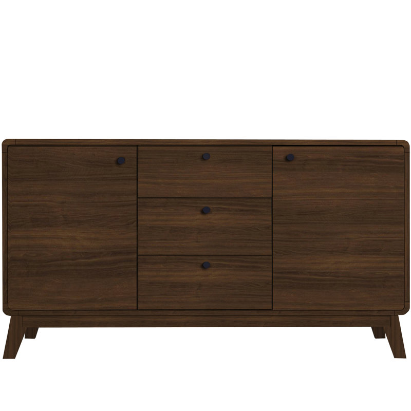 Salcombe 140 Cm Wide 3 Drawer Sideboard