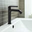 Robinet de lavabo pour salle de bain à poignée simple en laiton massif 9 "H-106241089