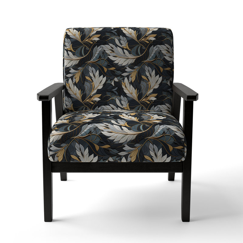 Tribal Essence Motif de marbre - Fauteuil rembourré moderne, fauteuil d'appoint à texture de marbre