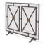Single Panel Iron Fireplace Screen