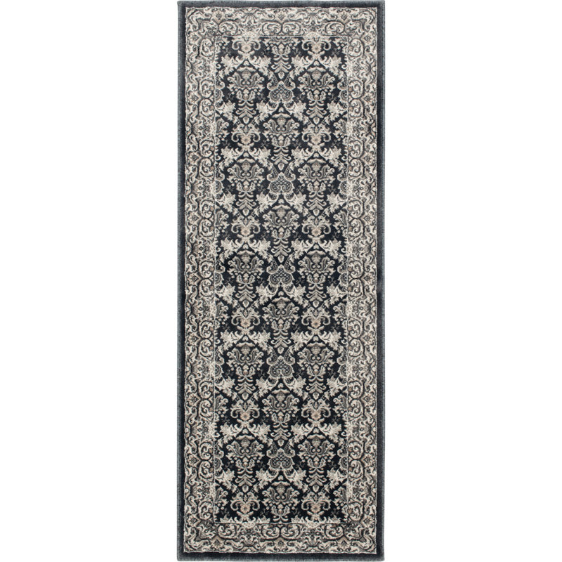 Elegante Nightfall Woven Area Rugs and Runners, Runner 2'2" x 10', Blue