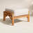Cotesfield Teak Outdoor Ottoman-1880861675