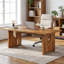 Solid Wood Executive Desk