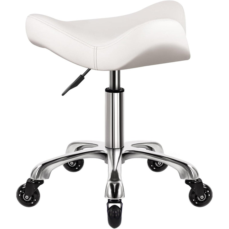 Tabouret de bureau roulant robuste avec roulettes
