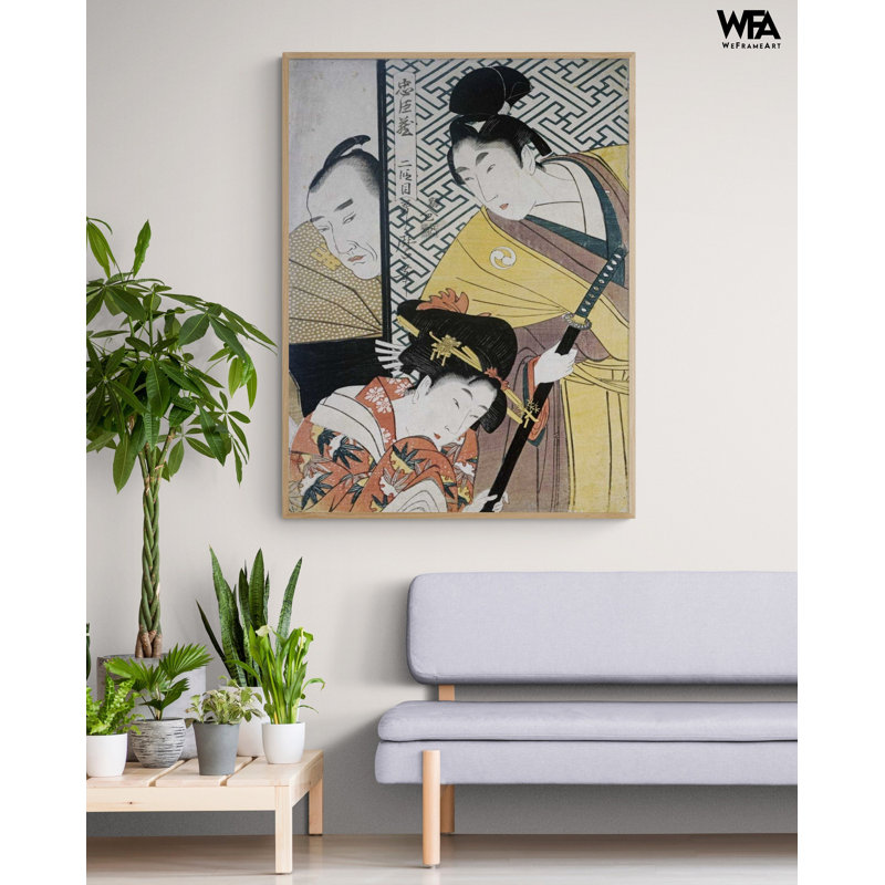 Samouraï affiche époux, homme, impression de décor de grotte, Samurai traditionnel, impression de bureau à domicile, art mural Warriors asiatique, décor à thème japonais
