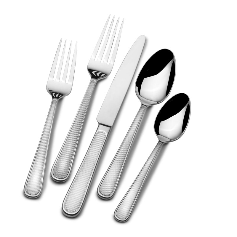 Mikasa Veramar 20 Piece Flatware Set, Service For 4, 18/10 Stainless Steel