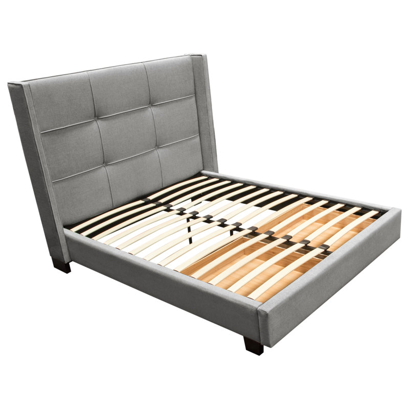 Beverly Upholstered Storage Bed, King, Sand