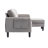 Darea Velvet L-Shaped Sectional Reversible