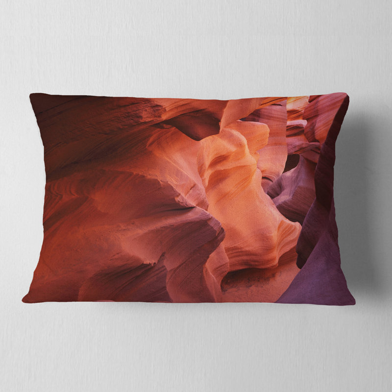 Coussin lombaire à paysage magique Canyon Antelope