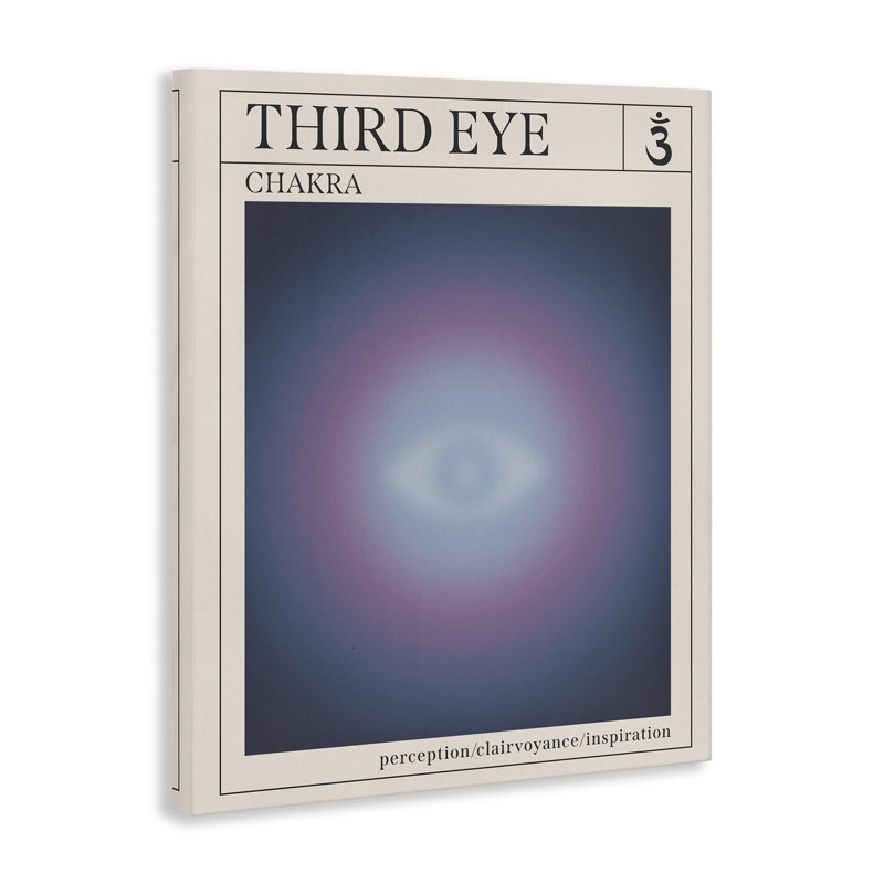 «Three Eye Chakra Meditation», art mural par Wild Apple Portfolio, H 20 po x l 16 po