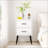Modern 2-Drawer Nightstand With Metal Legs And Handles, Ideal For Compact Spaces And Stylish Storage In Bedrooms Or Living Rooms.